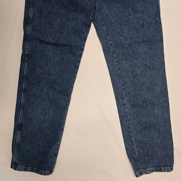 Rustler Regular Fit Jeans Mens 34x32 Blue Medium Wash Straight Leg Denim - Picture 8 of 13